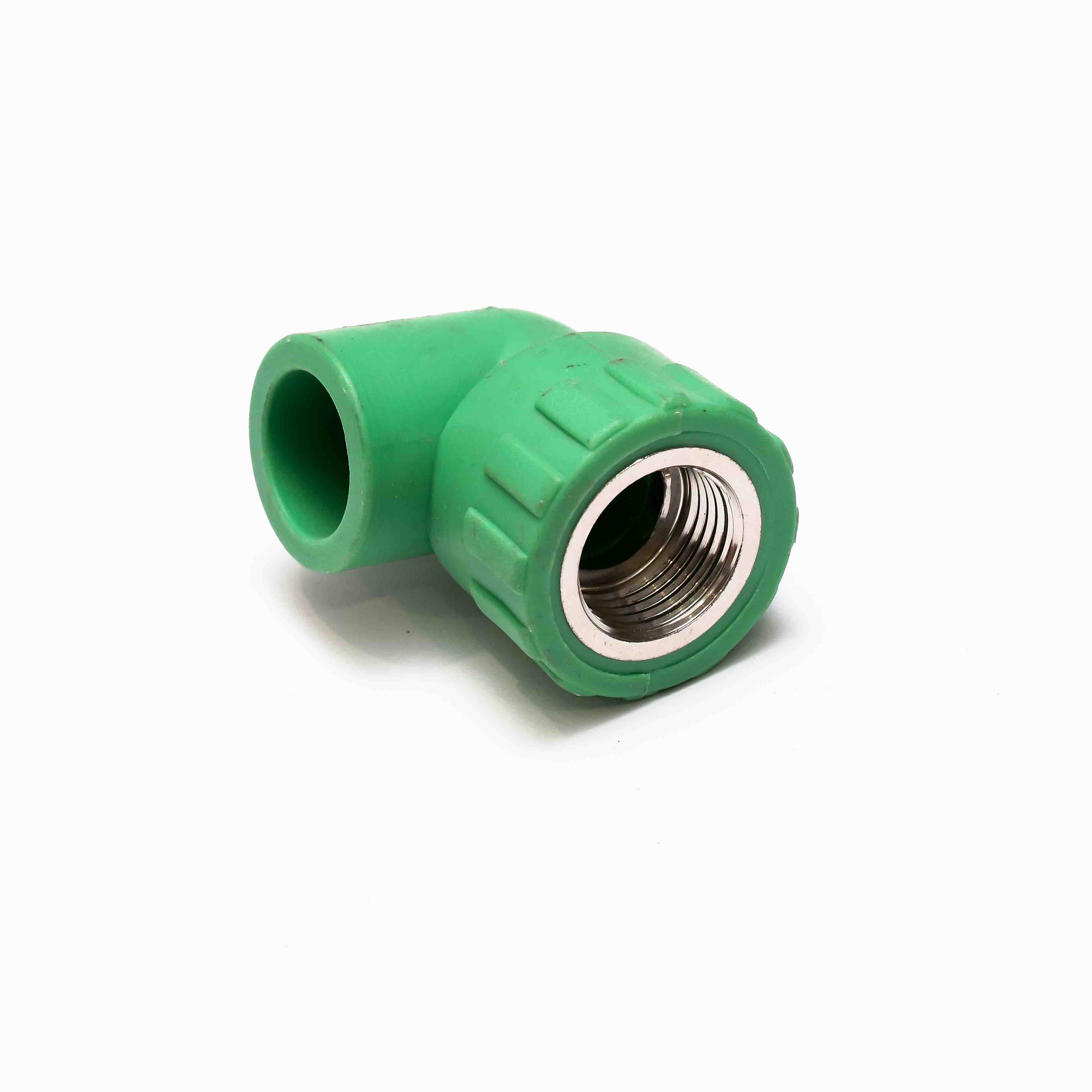 PPR fitting for joining plastic water pipes.