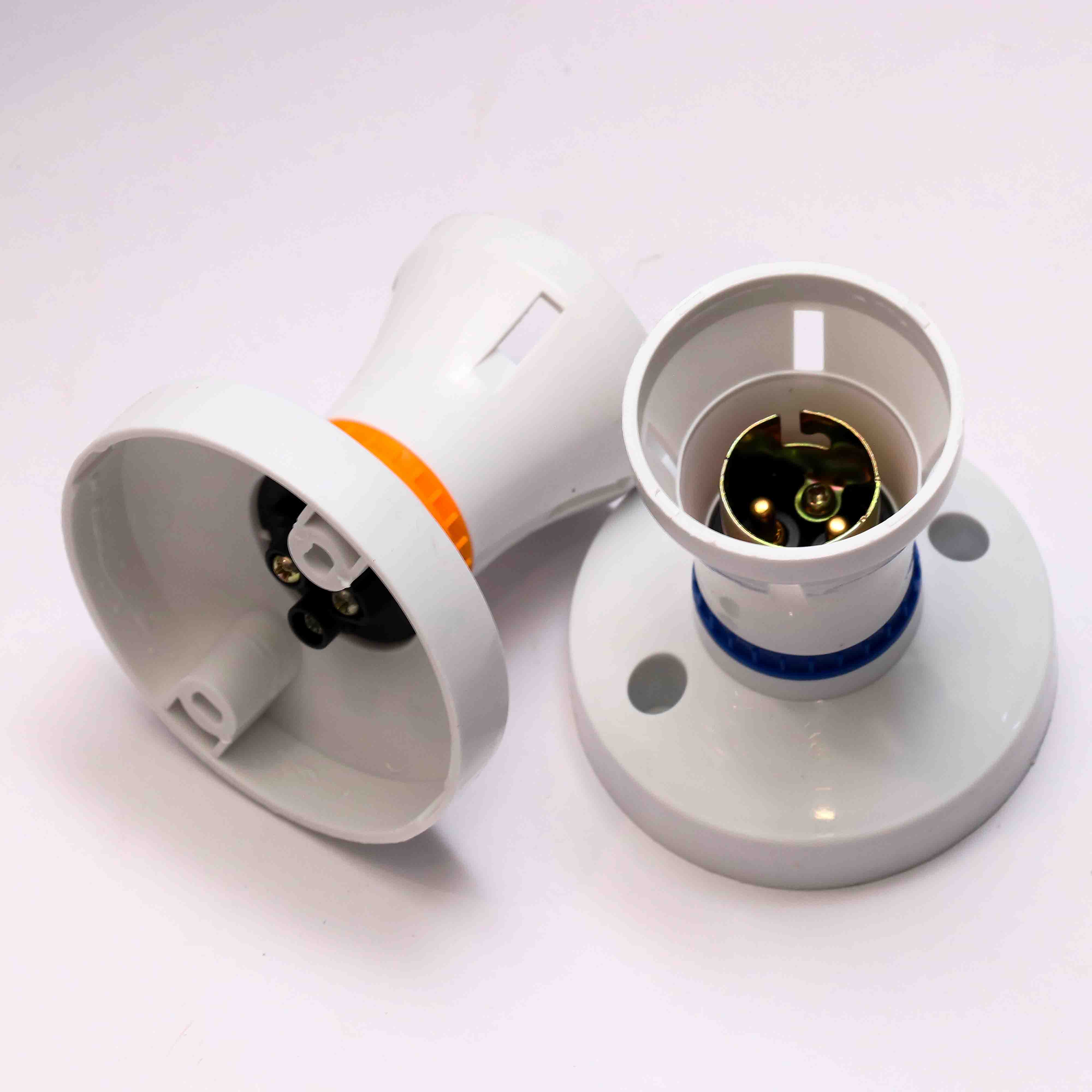 Lamp holder for fitting standard light bulbs.