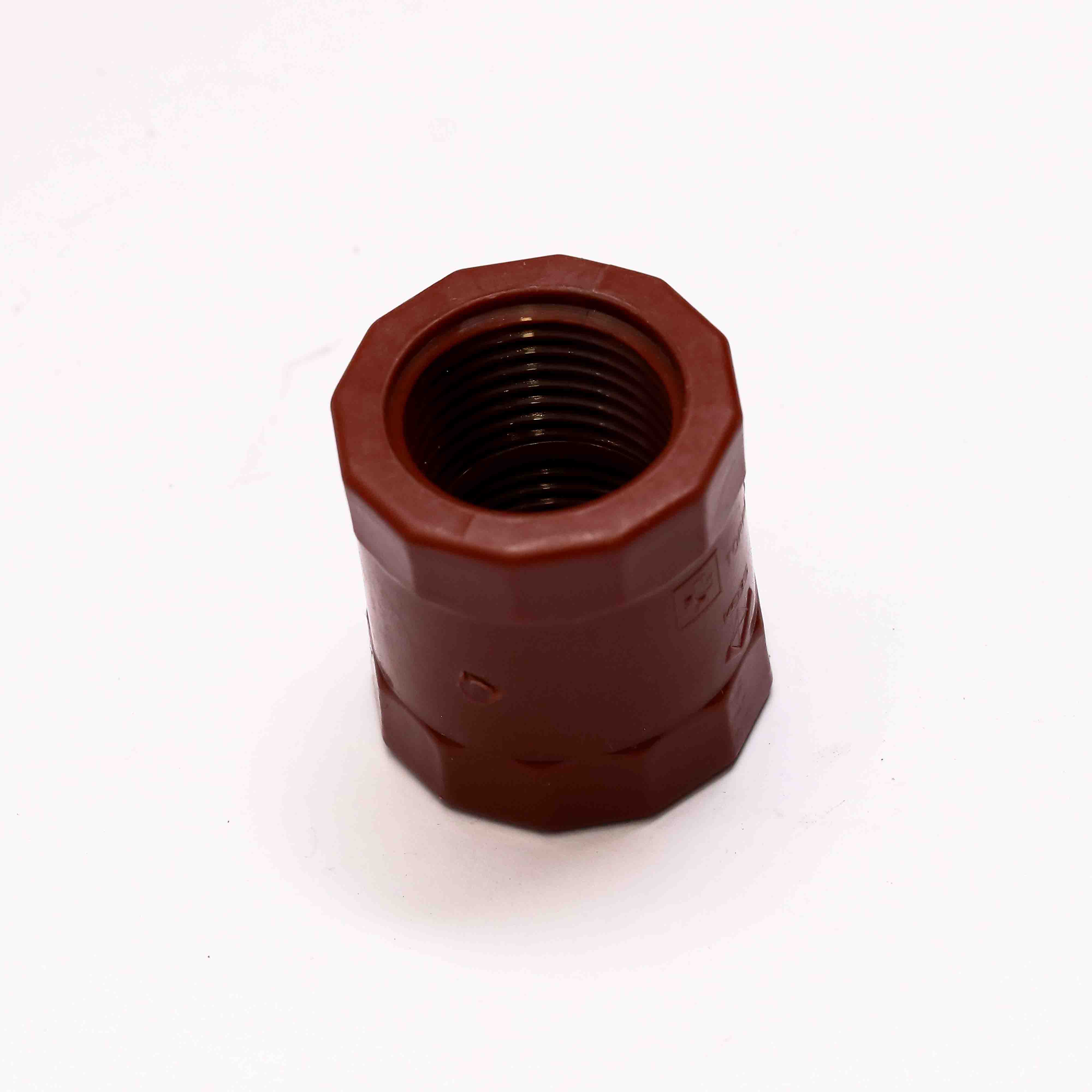 PPR fitting for joining plastic water pipes.