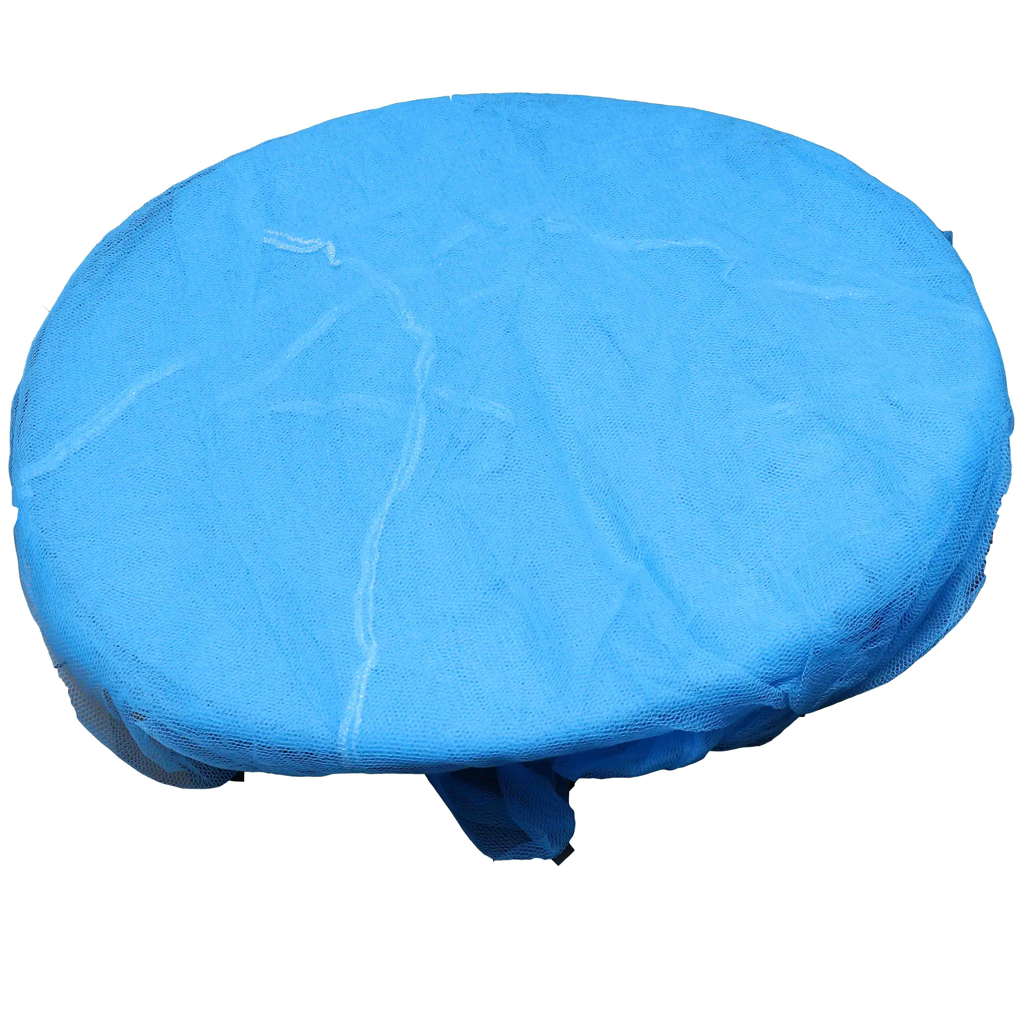 Mosquito net for protection while you sleep.