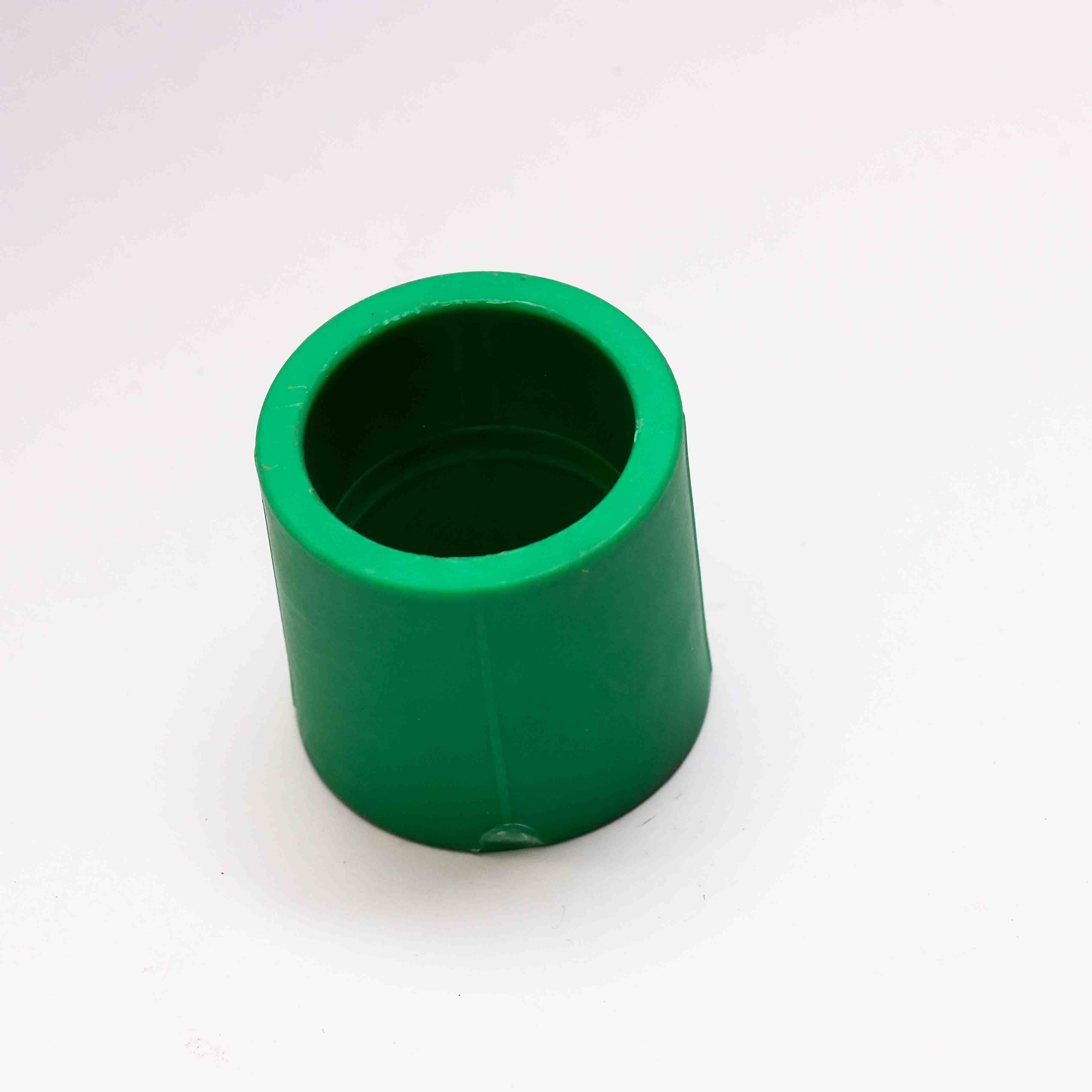 PPR fitting for joining plastic water pipes.